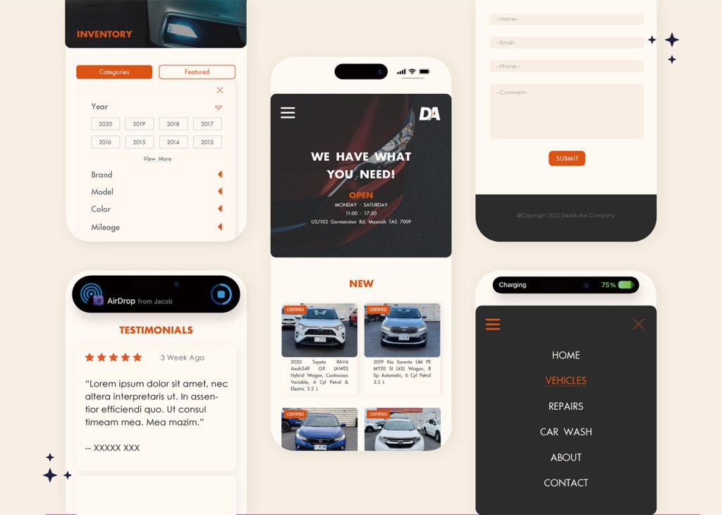 Website For Car Retailer deal autos page 2